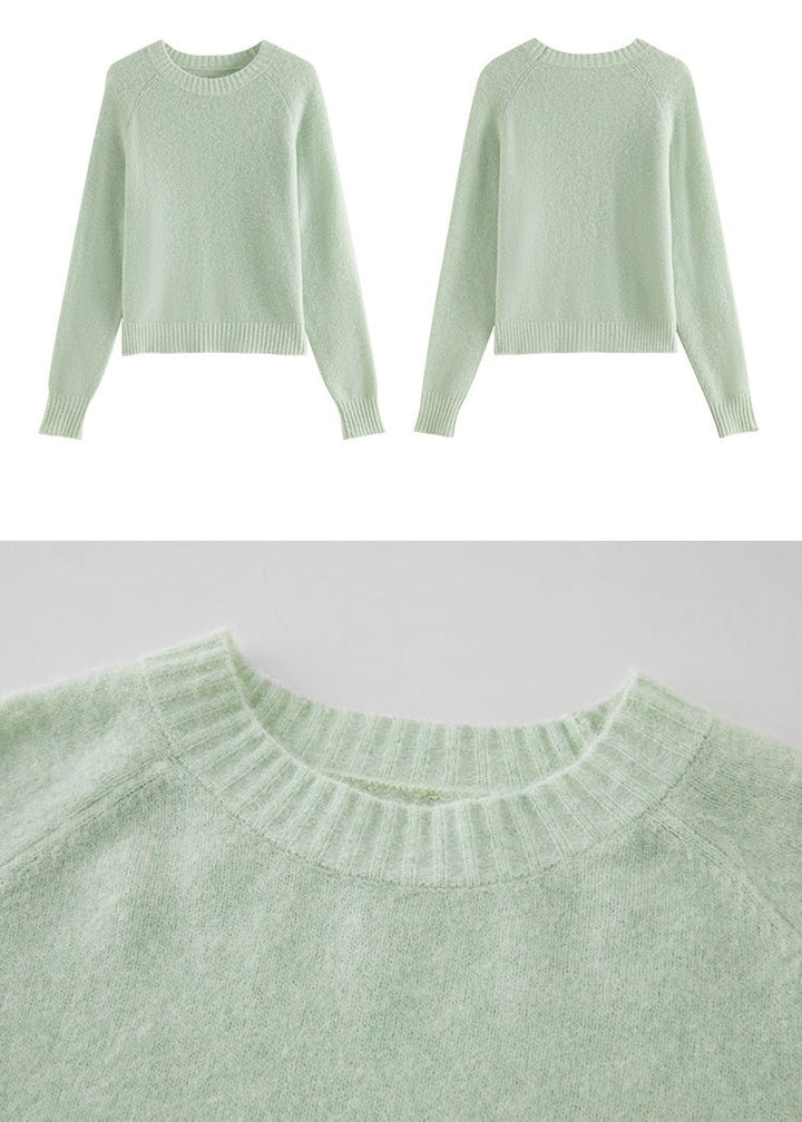 LOOSE GENTLE ROUND NECK KNIT - ANLEM