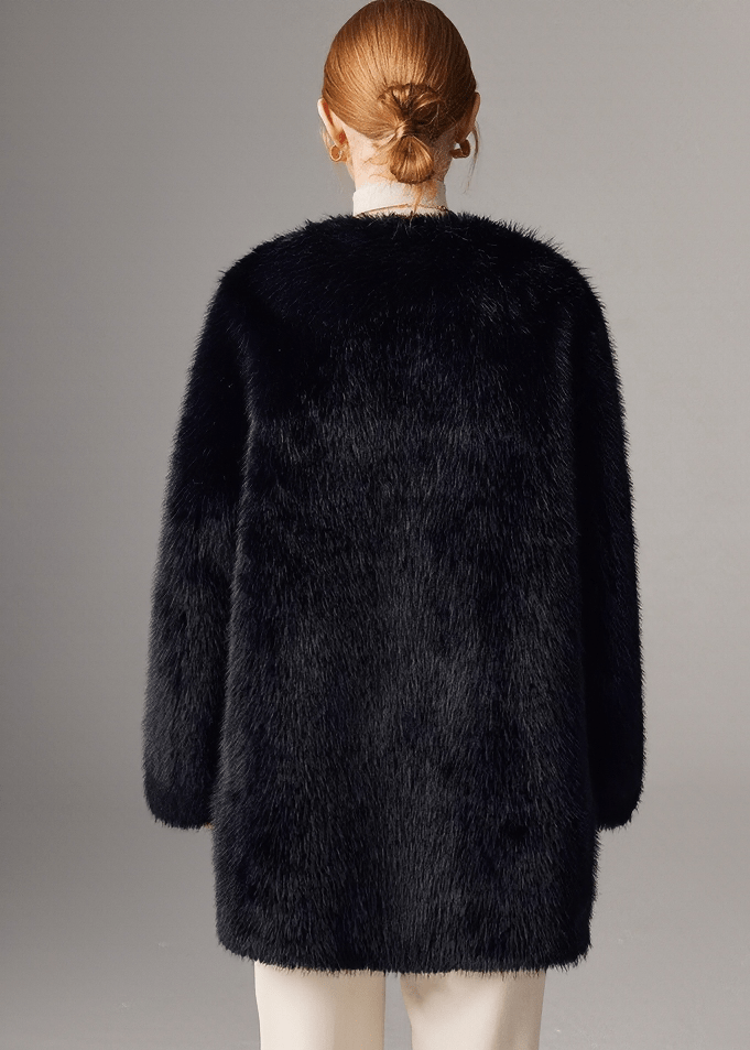 LUXURY FAUX FUR COAT - ANLEM
