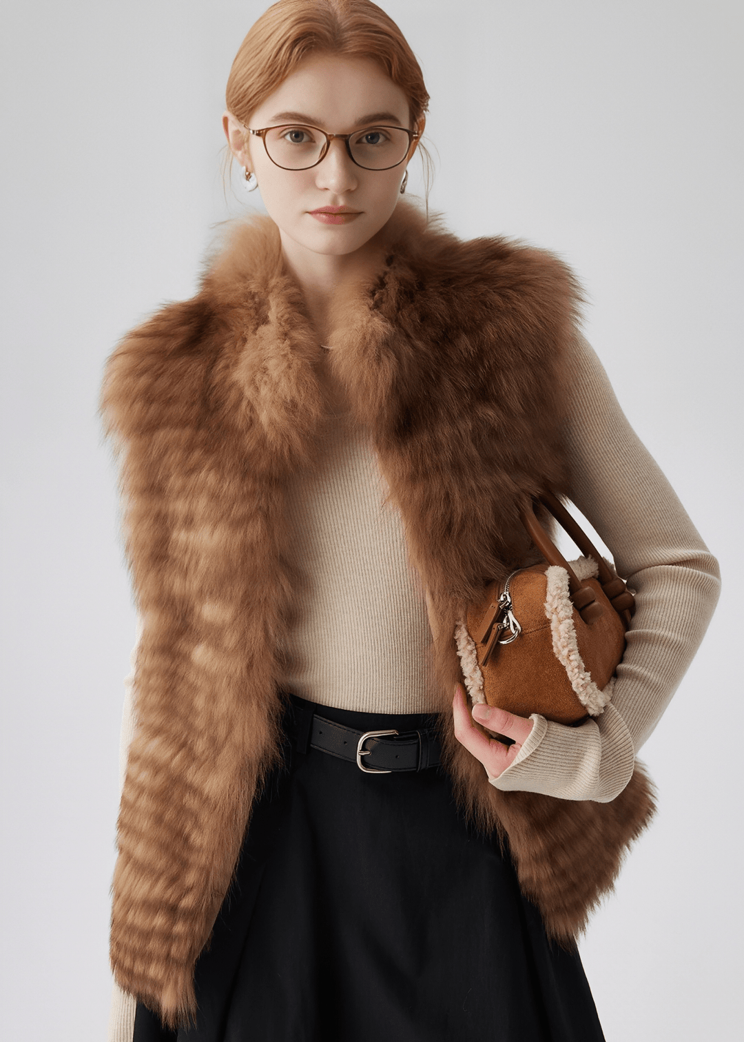 LUXURY FAUX FUR VEST - ANLEM