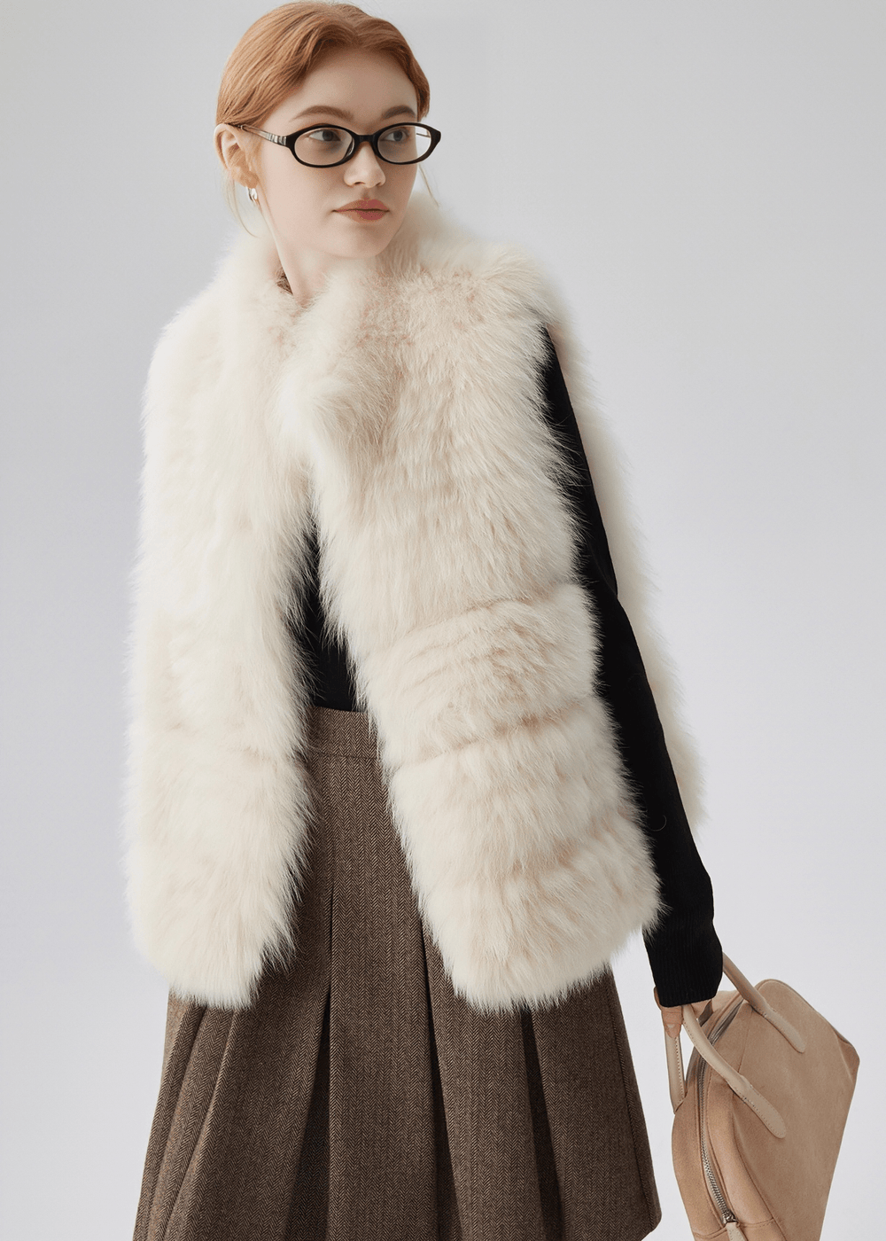 LUXURY FAUX FUR VEST - ANLEM