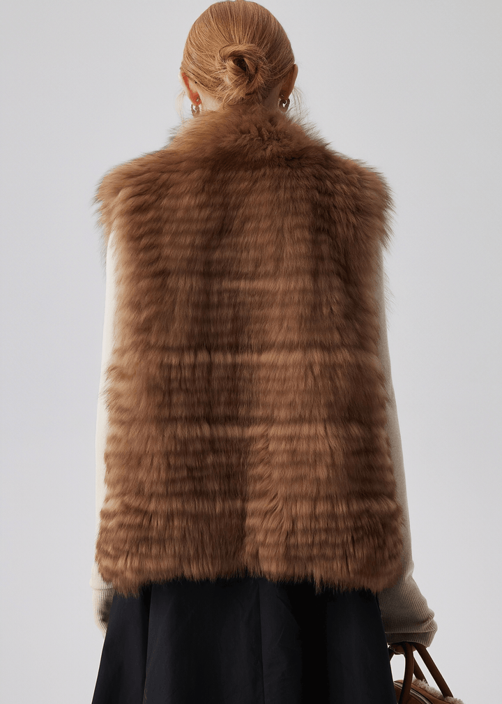 LUXURY FAUX FUR VEST - ANLEM