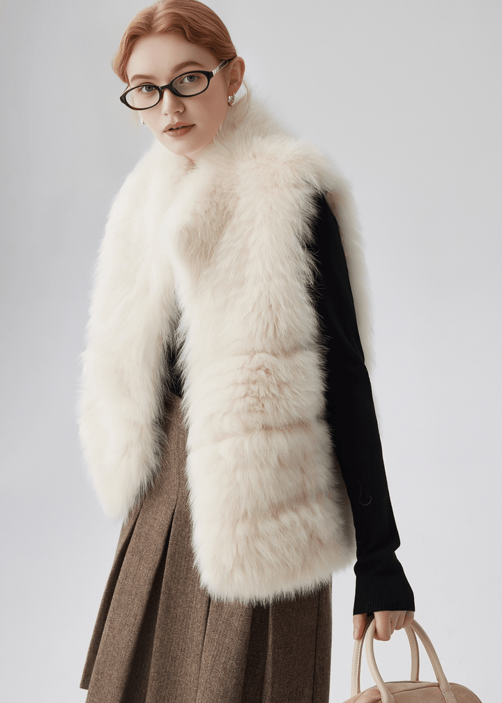 LUXURY FAUX FUR VEST - ANLEM