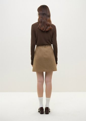 MAILLARD THICK SHORT SKIRT - ANLEM