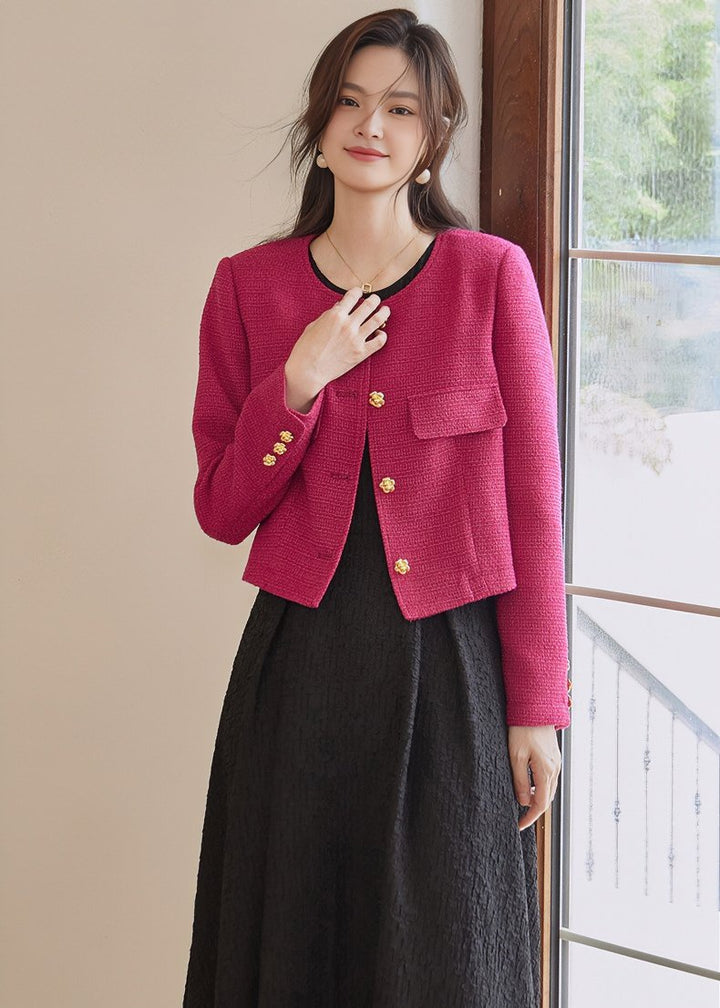 MIX PINK TWEED JACKET - ANLEM