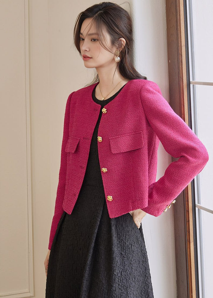 MIX PINK TWEED JACKET - ANLEM