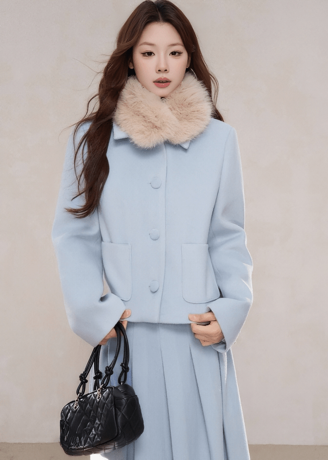 MODERN CHIC COORD JACKET&SKIRT - ANLEM