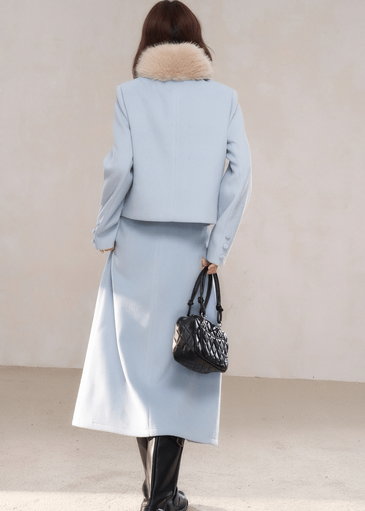 MODERN CHIC COORD JACKET&SKIRT - ANLEM