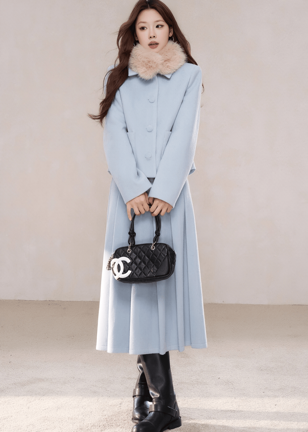 MODERN CHIC COORD JACKET&SKIRT - ANLEM