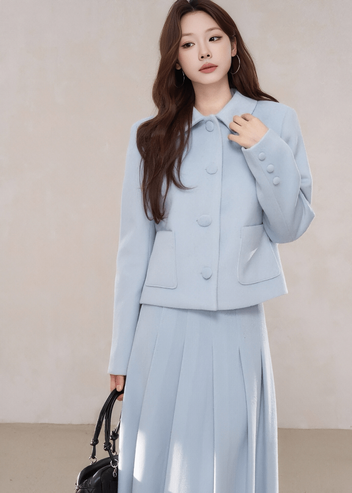 MODERN CHIC COORD JACKET&SKIRT - ANLEM