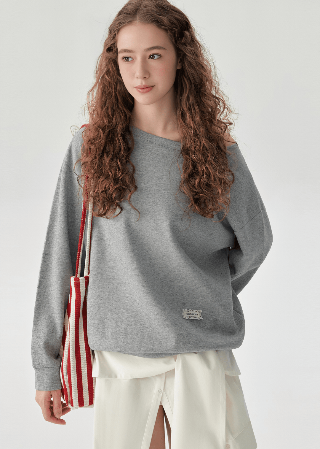 OVERSIZED CREW NECK SWEATSHIRT - ANLEM