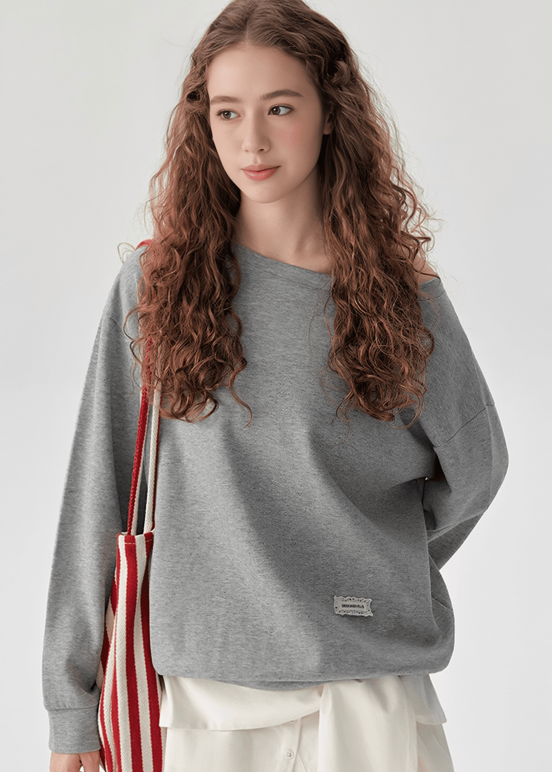 OVERSIZED CREW NECK SWEATSHIRT - ANLEM