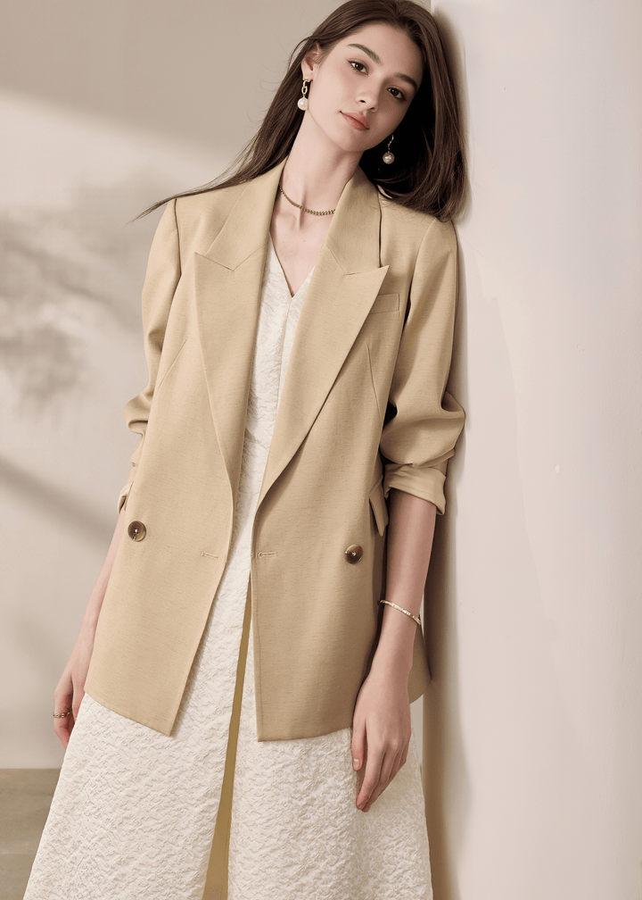 OVERSIZED DOUBLE - BREASTED BLAZER - ANLEM