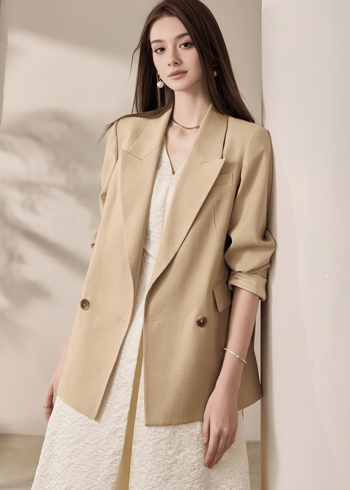 OVERSIZED DOUBLE - BREASTED BLAZER - ANLEM