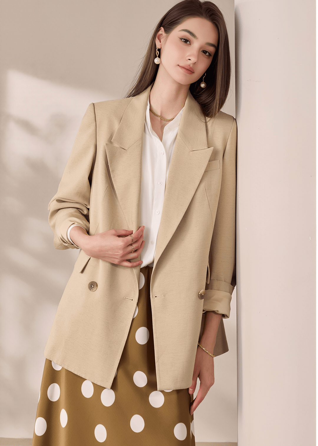 OVERSIZED DOUBLE - BREASTED BLAZER - ANLEM