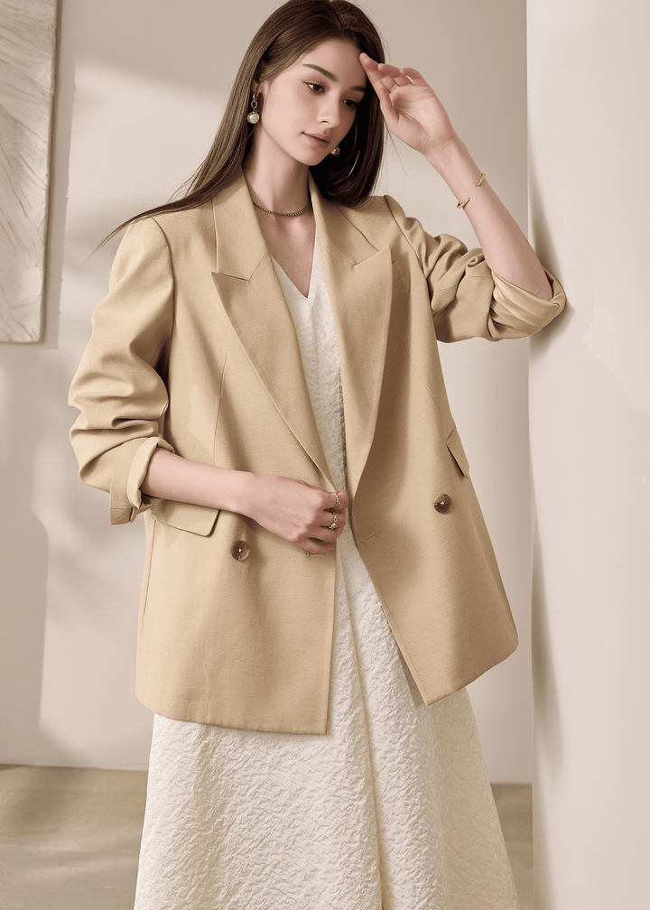 OVERSIZED DOUBLE - BREASTED BLAZER - ANLEM