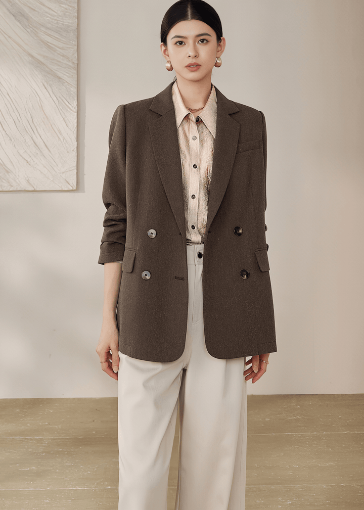 OVERSIZED DOUBLE BREASTED JACKET - ANLEM