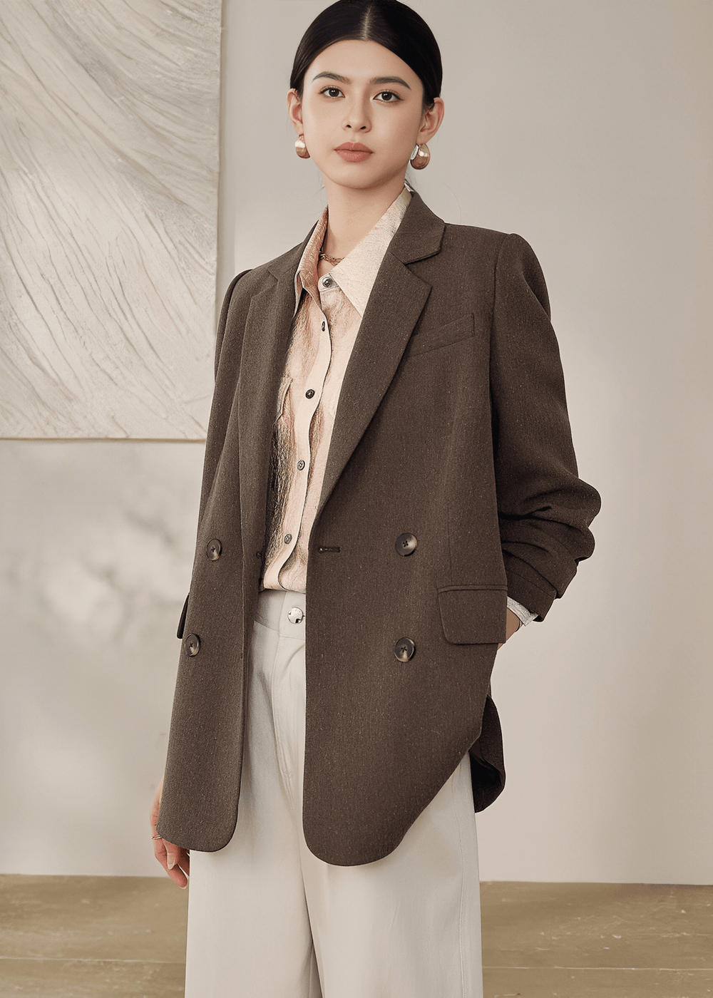 OVERSIZED DOUBLE BREASTED JACKET - ANLEM