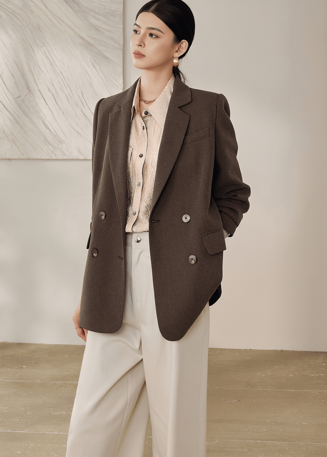 OVERSIZED DOUBLE BREASTED JACKET - ANLEM