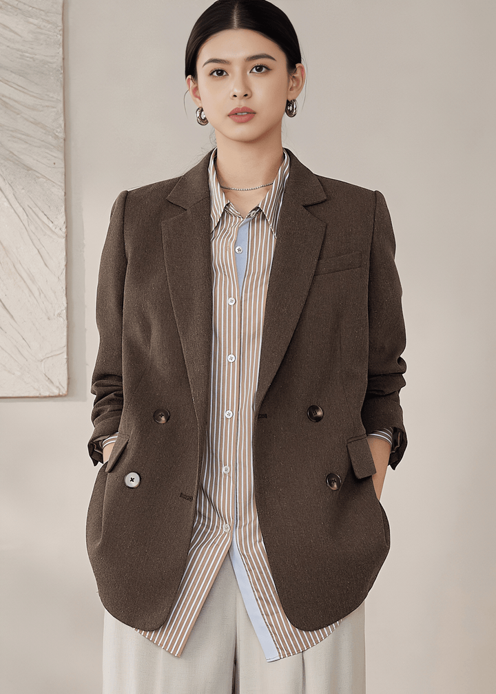 OVERSIZED DOUBLE BREASTED JACKET - ANLEM