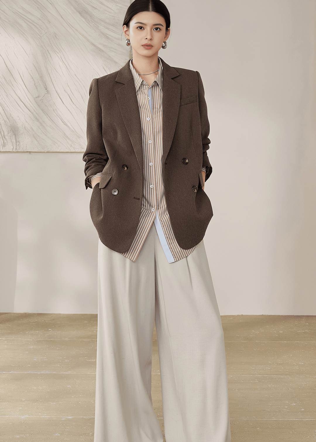 OVERSIZED DOUBLE BREASTED JACKET - ANLEM