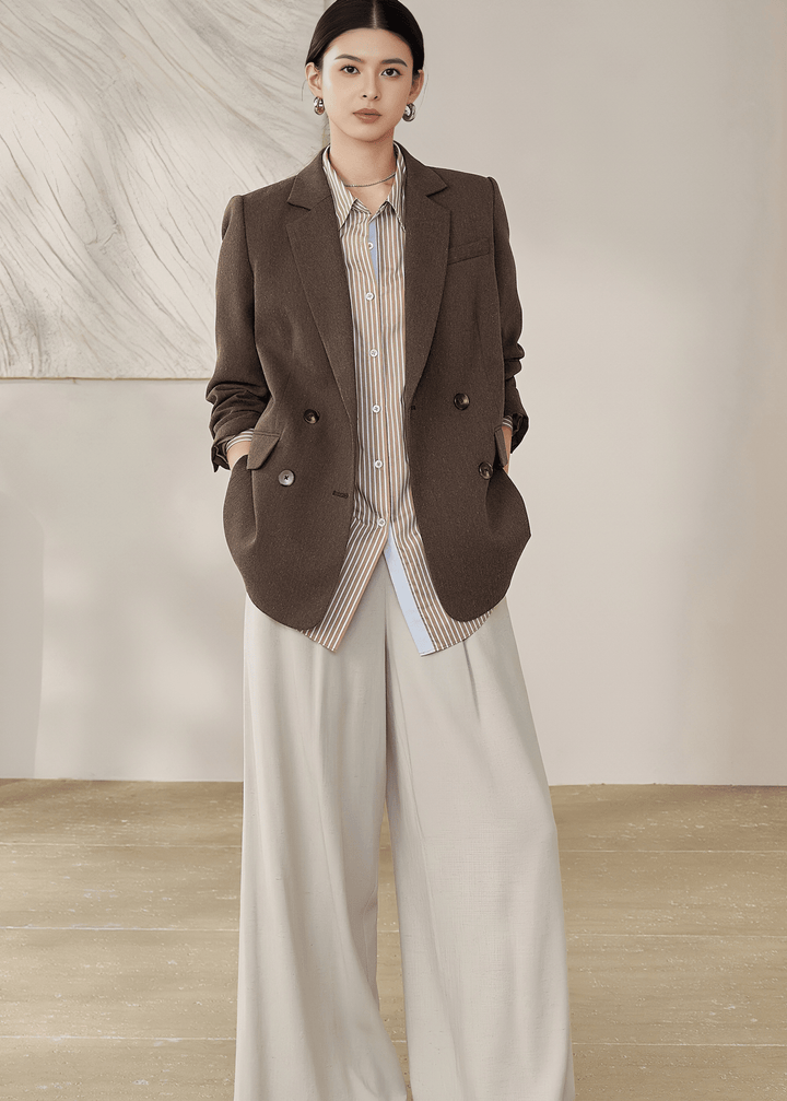 OVERSIZED DOUBLE BREASTED JACKET - ANLEM