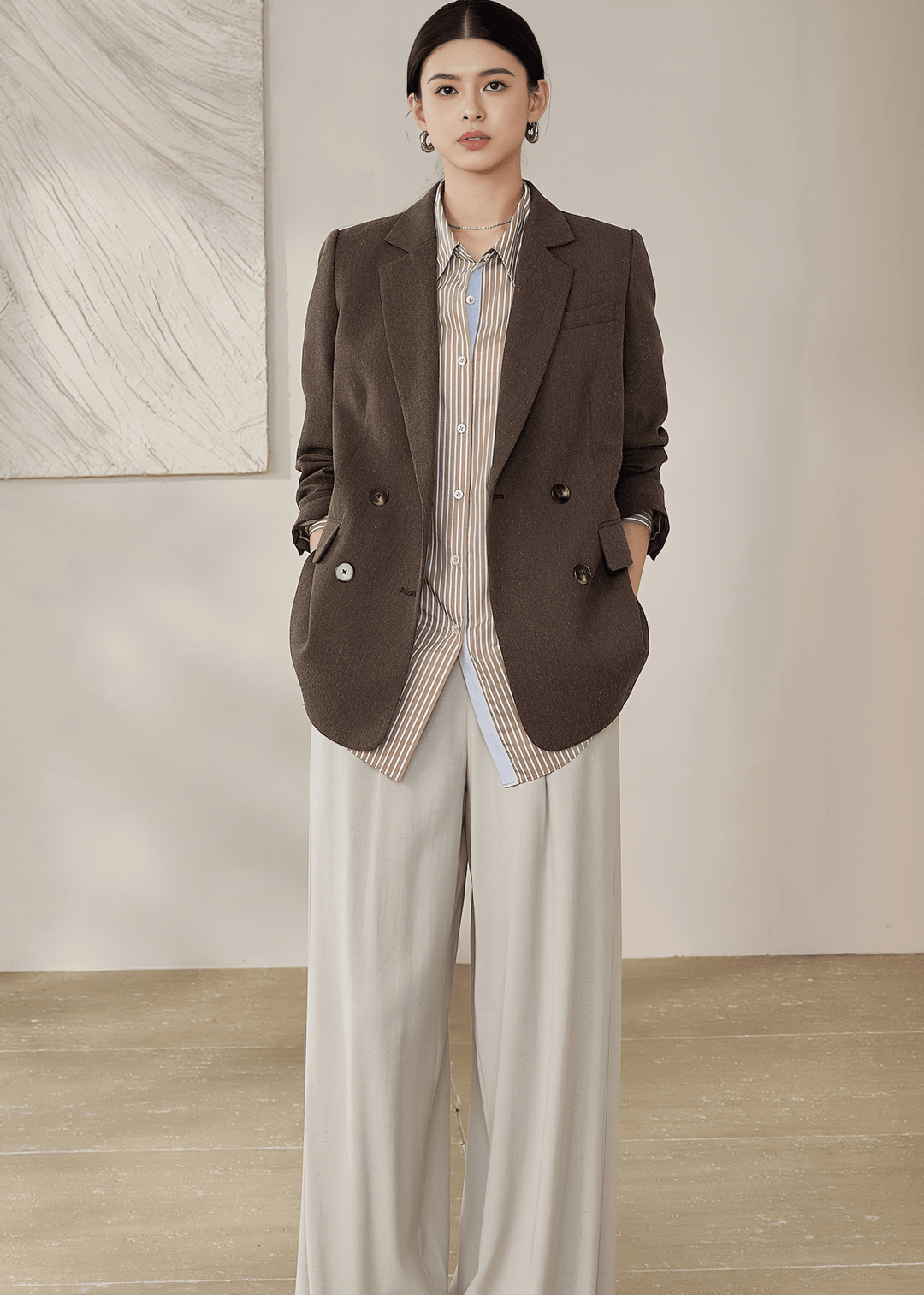 OVERSIZED DOUBLE BREASTED JACKET - ANLEM