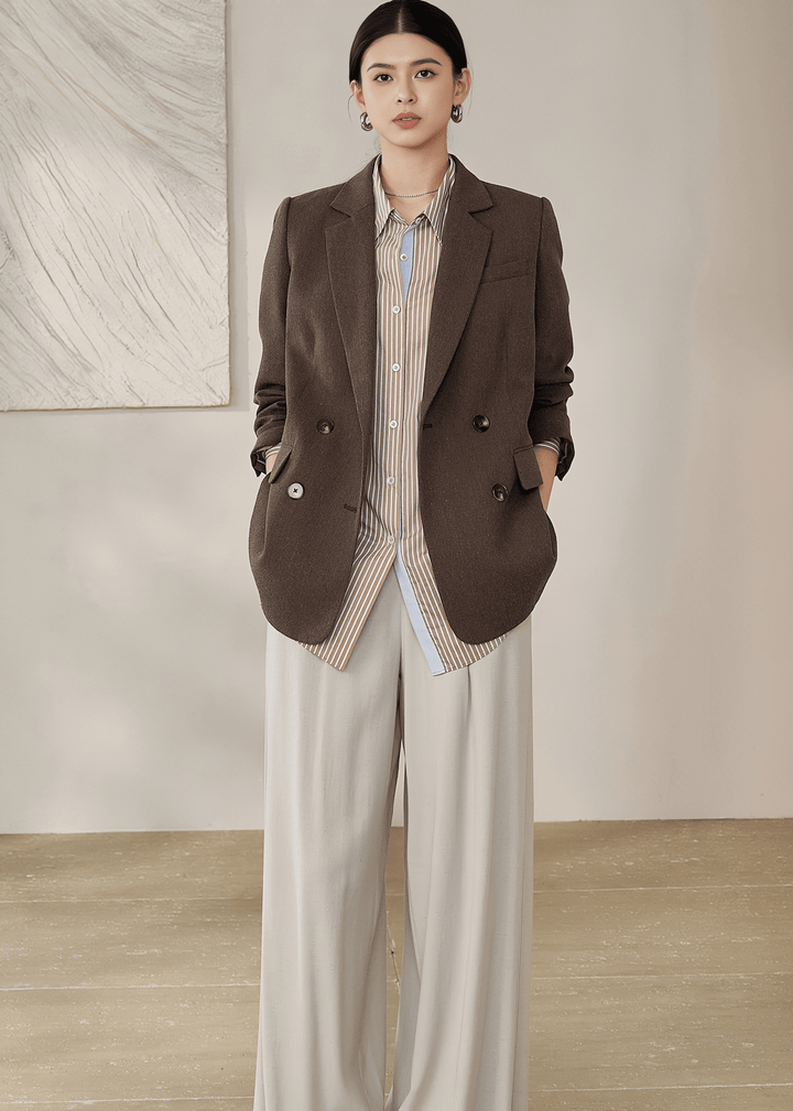 OVERSIZED DOUBLE BREASTED JACKET - ANLEM