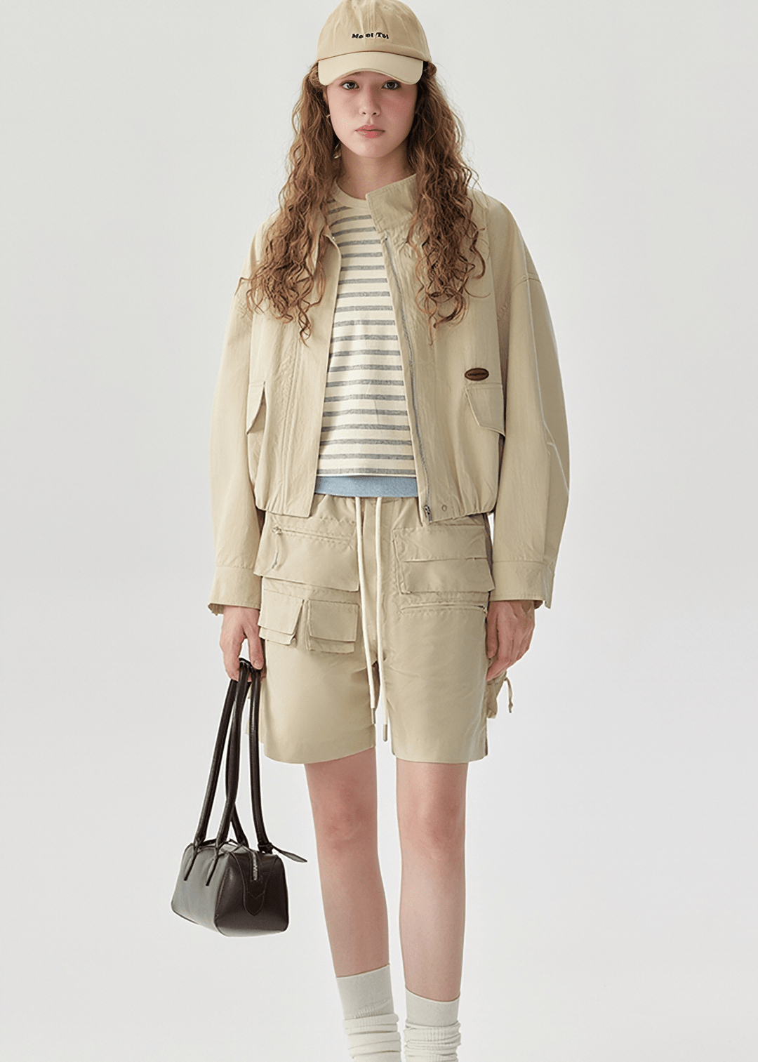 OVERSIZED UTILITY BOMBER JACKET - ANLEM