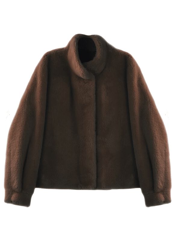PLUSH HIGH NECK JACKET - ANLEM