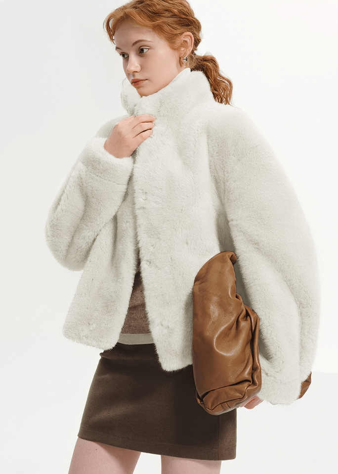 PLUSH HIGH NECK JACKET - ANLEM