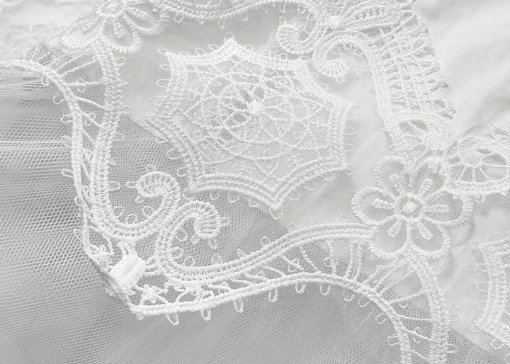PREMIUM LACE SHIRT DRESS - ANLEM