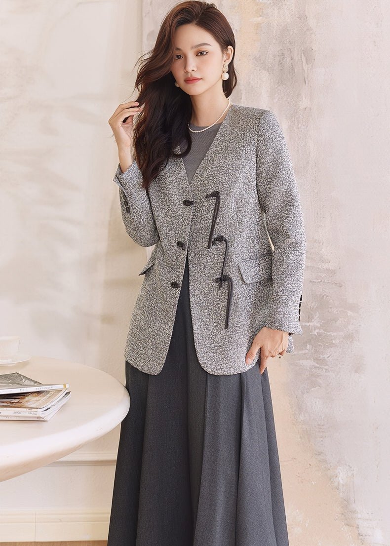 RETRO TWEED BLAZER - ANLEM