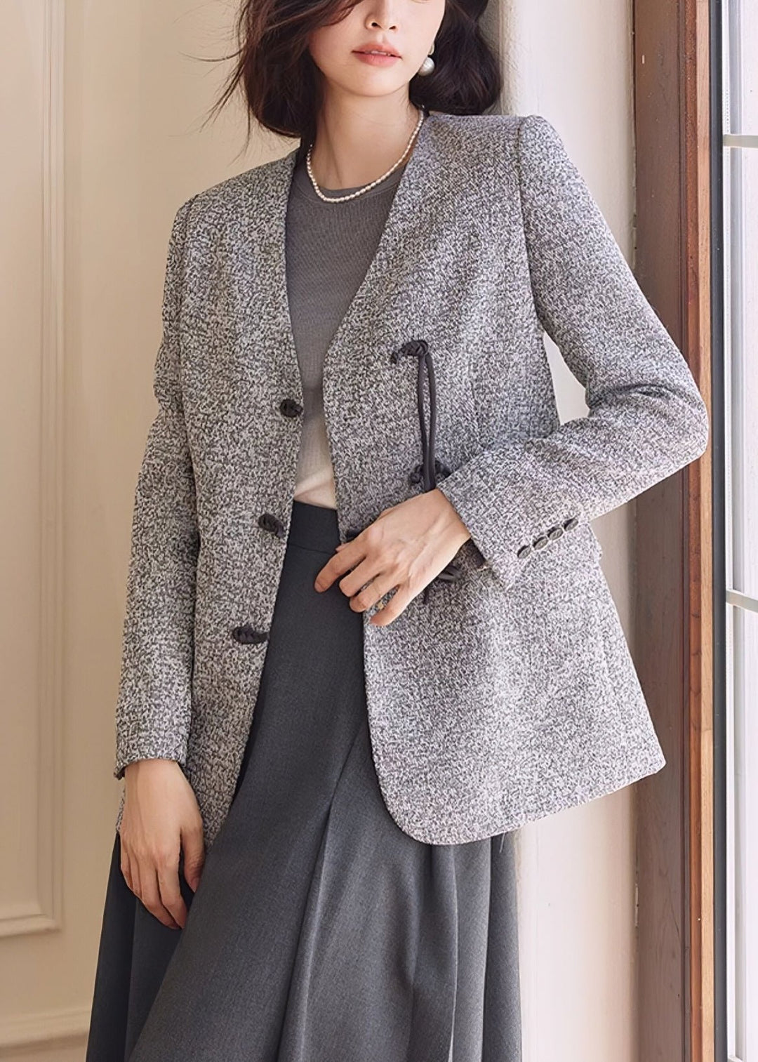 RETRO TWEED BLAZER - ANLEM