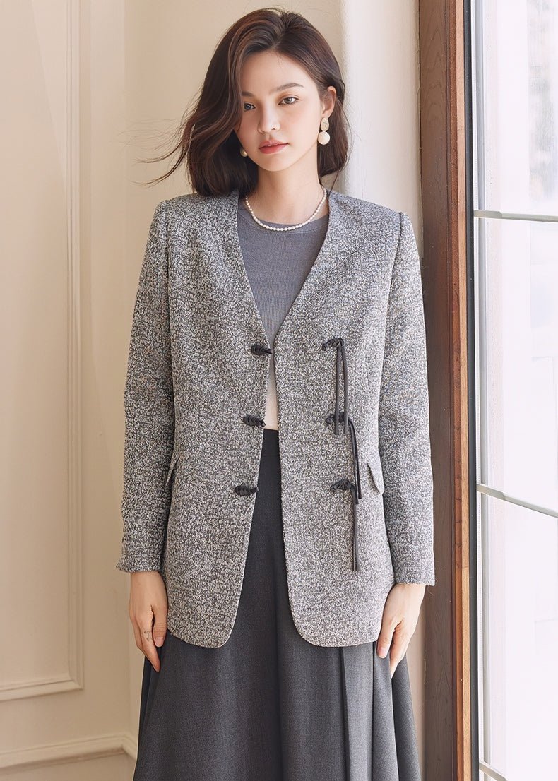 RETRO TWEED BLAZER - ANLEM