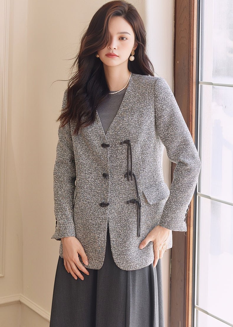 RETRO TWEED BLAZER - ANLEM