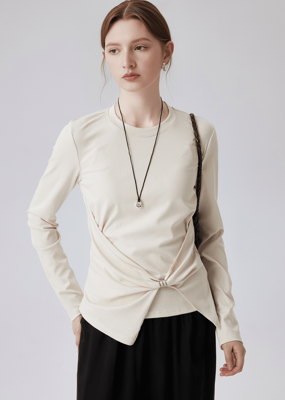 RING - DETAILED TWIST FRONT TOP - ANLEM