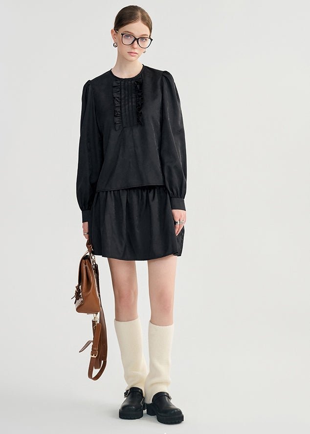 RUFFLED TOPS AND PLEATED SKIRTS - ANLEM