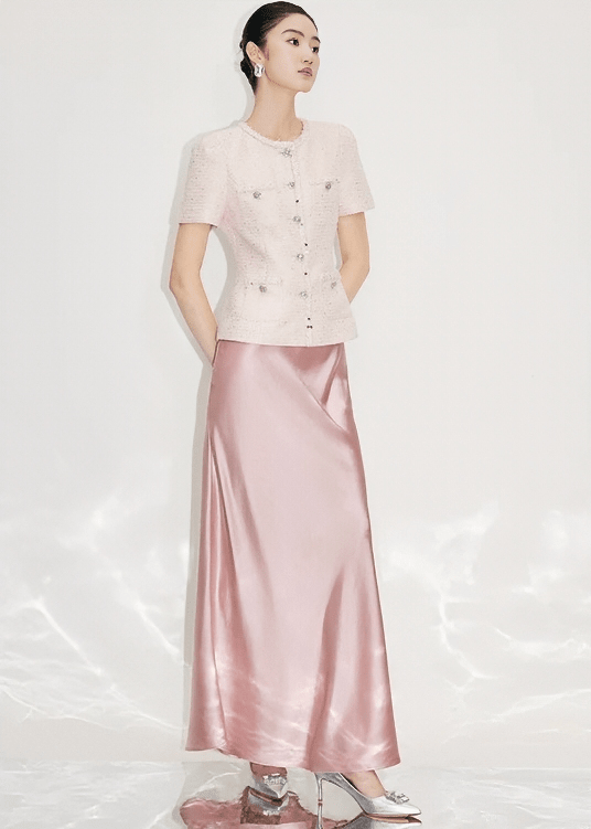 SEQUIN TWEED JACKET - ANLEM