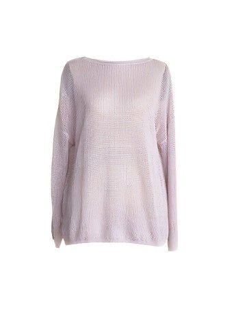 SHEER LOOSE KNIT SWEATER - ANLEM