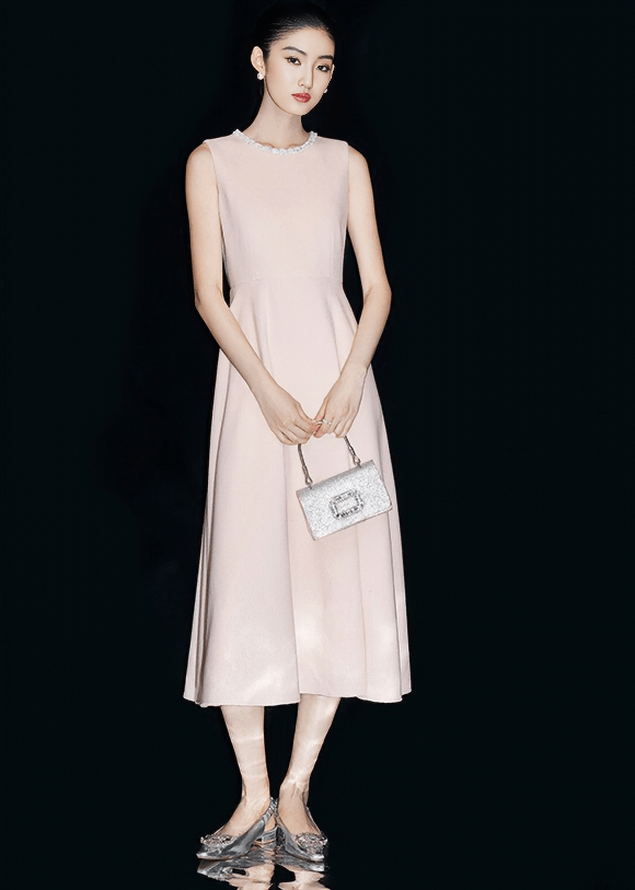 SLEEVELESS A - LINE MIDI DRESS - ANLEM