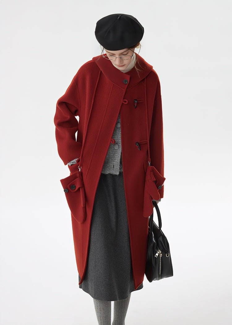 SLIM STYLE LONG DUFFEL COAT - ANLEM