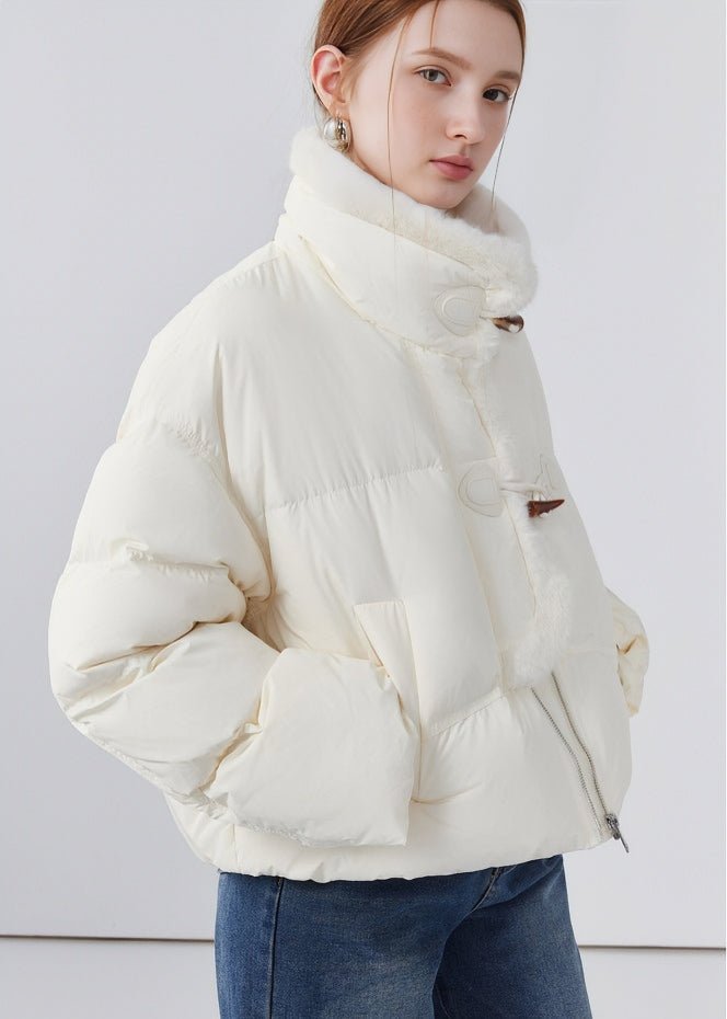 STAND COLLAR SHORT DOWN JACKET - ANLEM