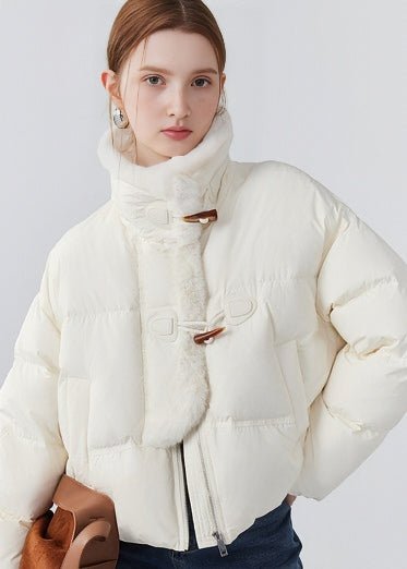 STAND COLLAR SHORT DOWN JACKET - ANLEM