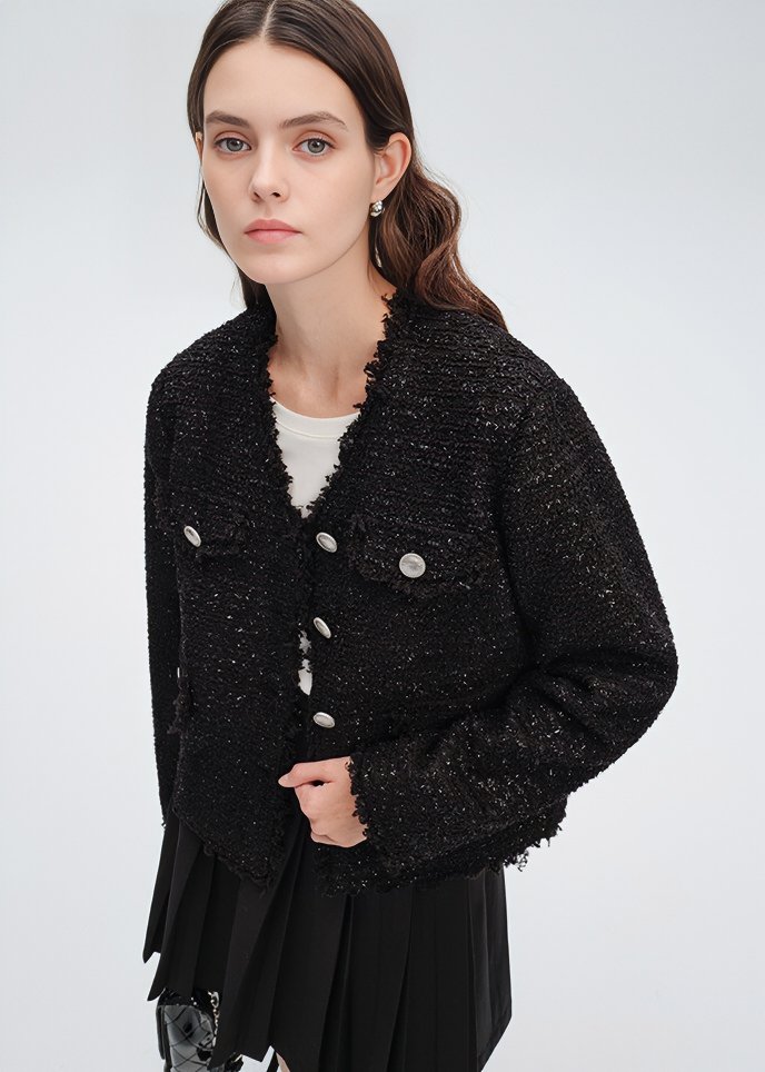 STARRY SKY SHORT JACKET - ANLEM