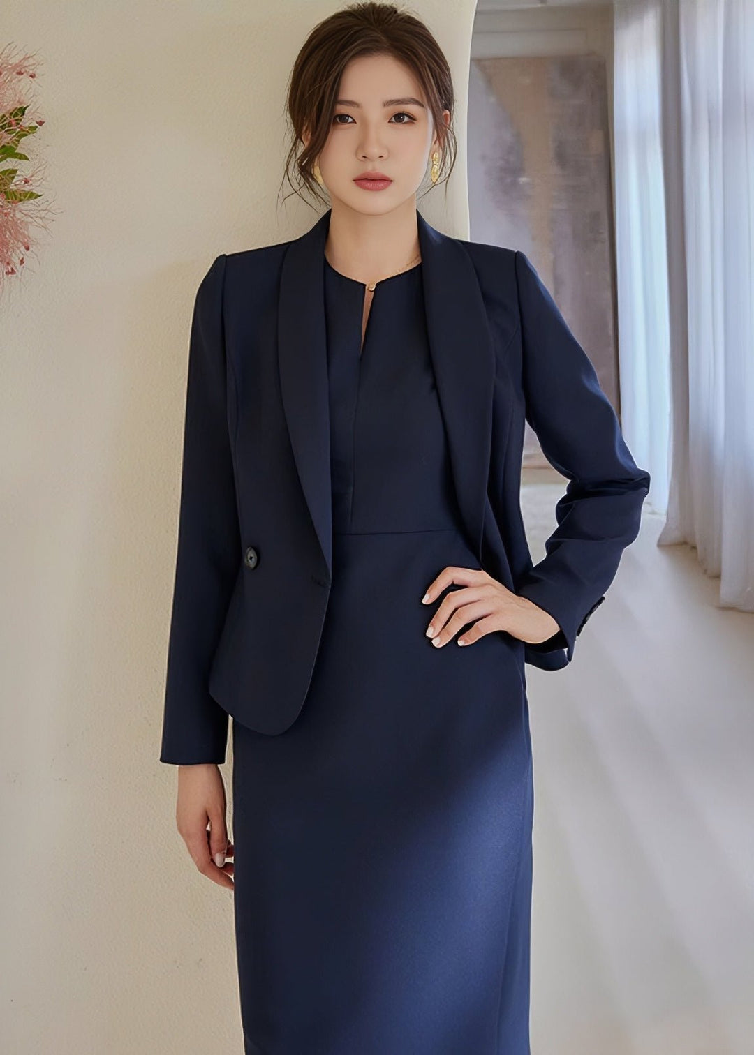 SUIT DRESS ＆ JACKET SET - ANLEM