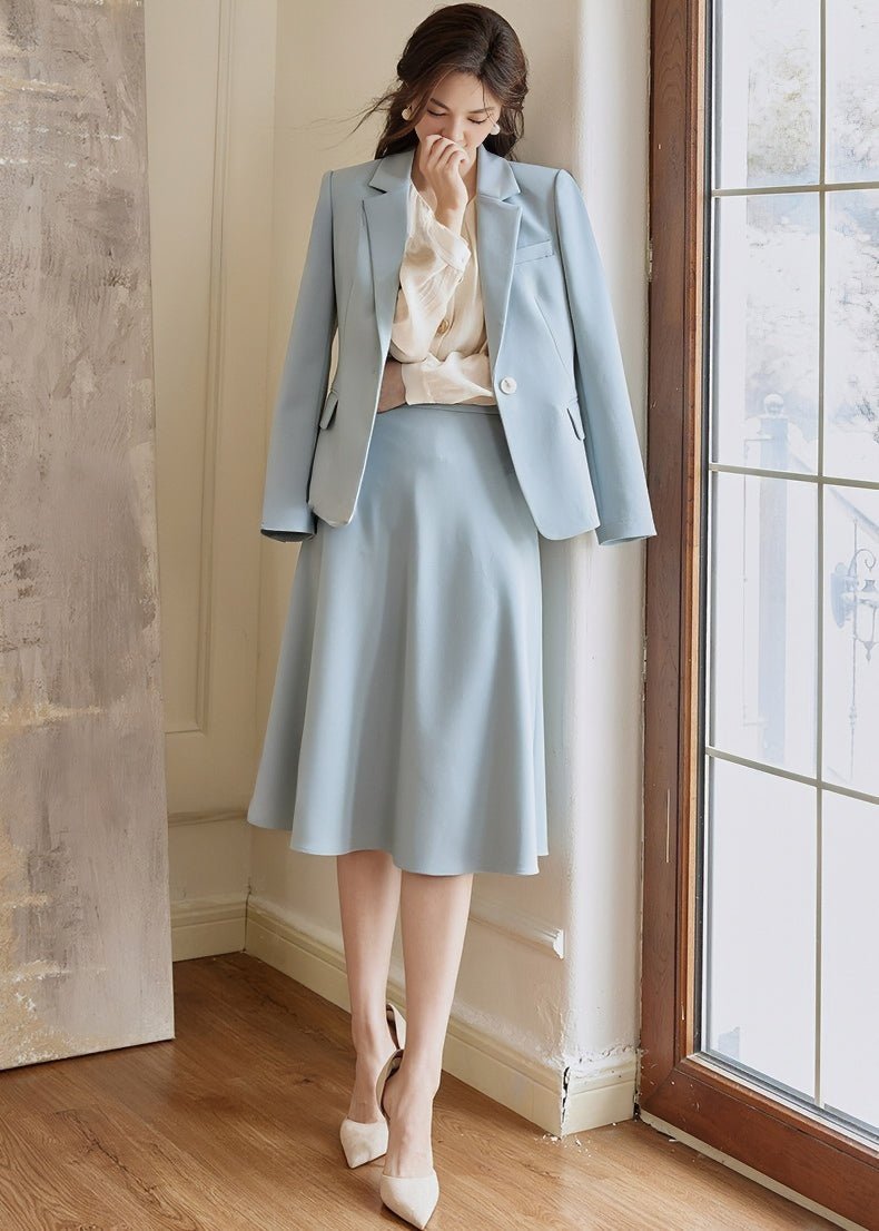 SUIT FLARE SKIRT - ANLEM