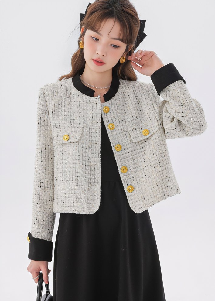 SWITCHING CROPPED JACKET - ANLEM