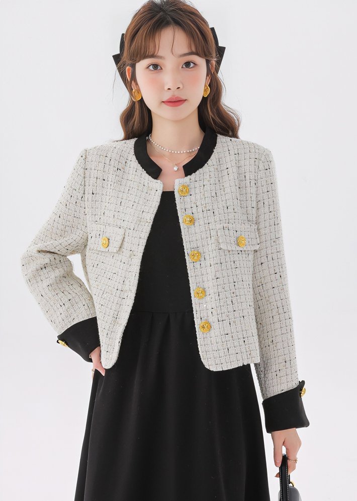 SWITCHING CROPPED JACKET - ANLEM