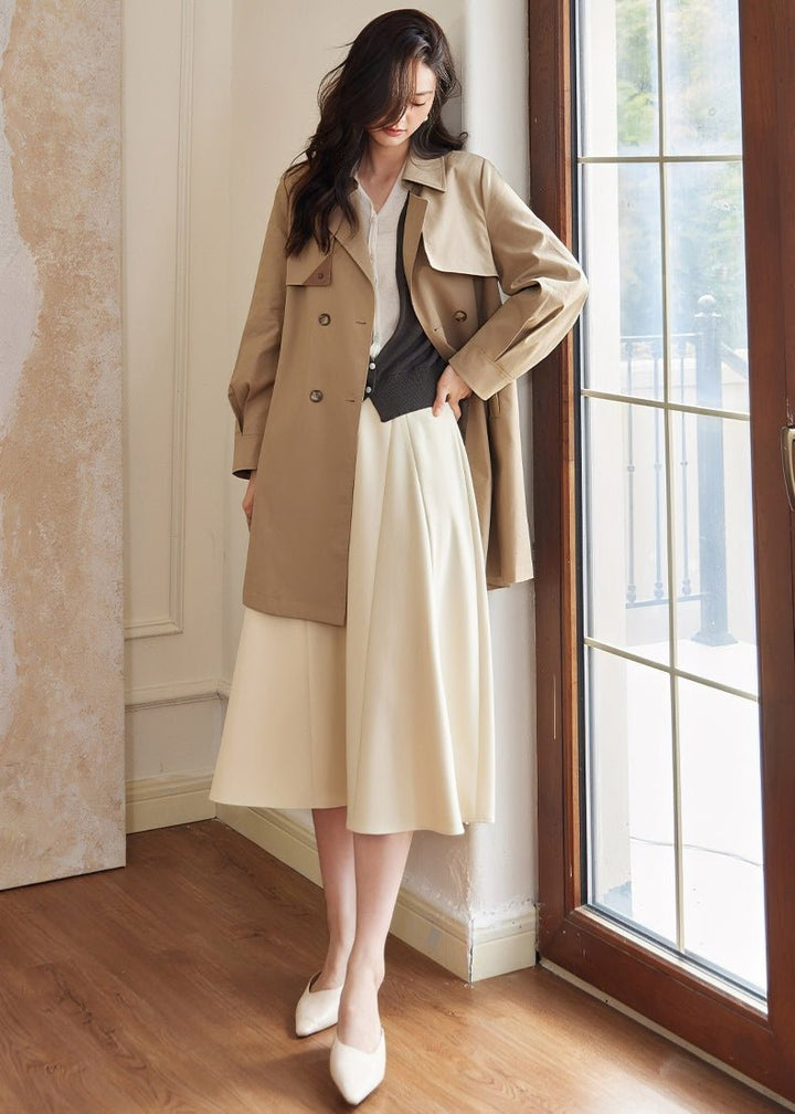 TACK SLEEVES FRENCH TRENCH COAT - ANLEM