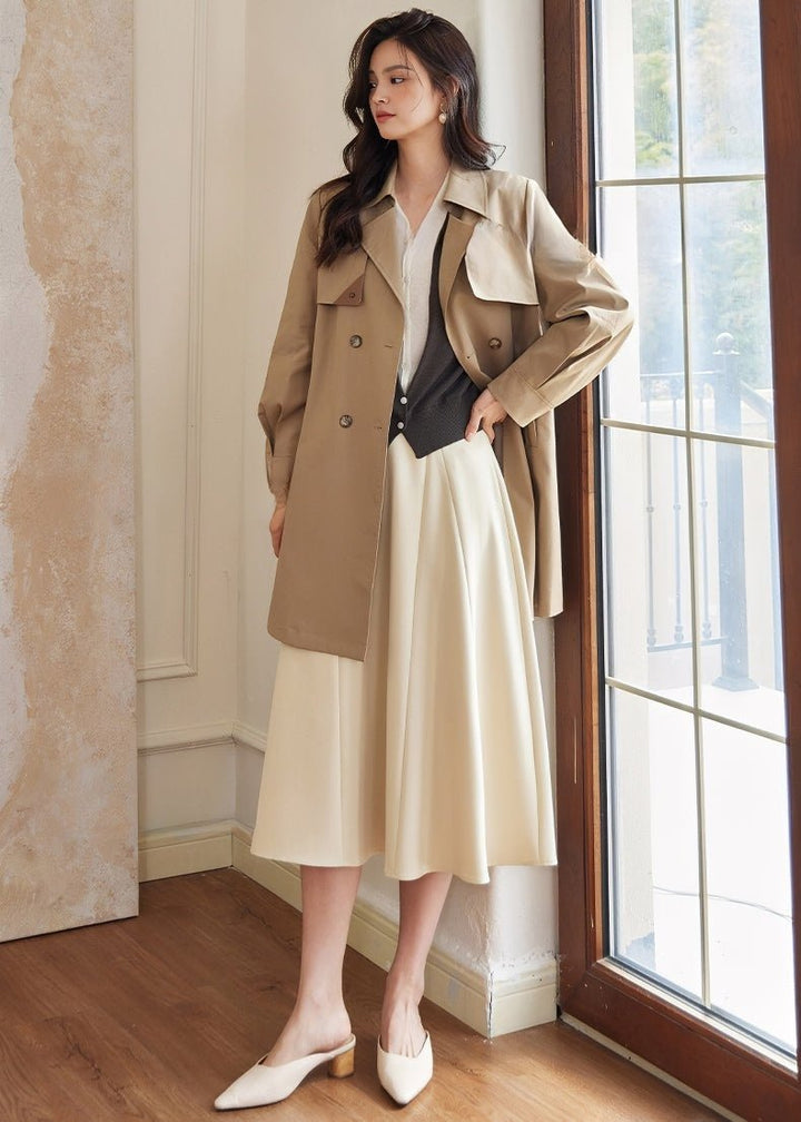 TACK SLEEVES FRENCH TRENCH COAT - ANLEM